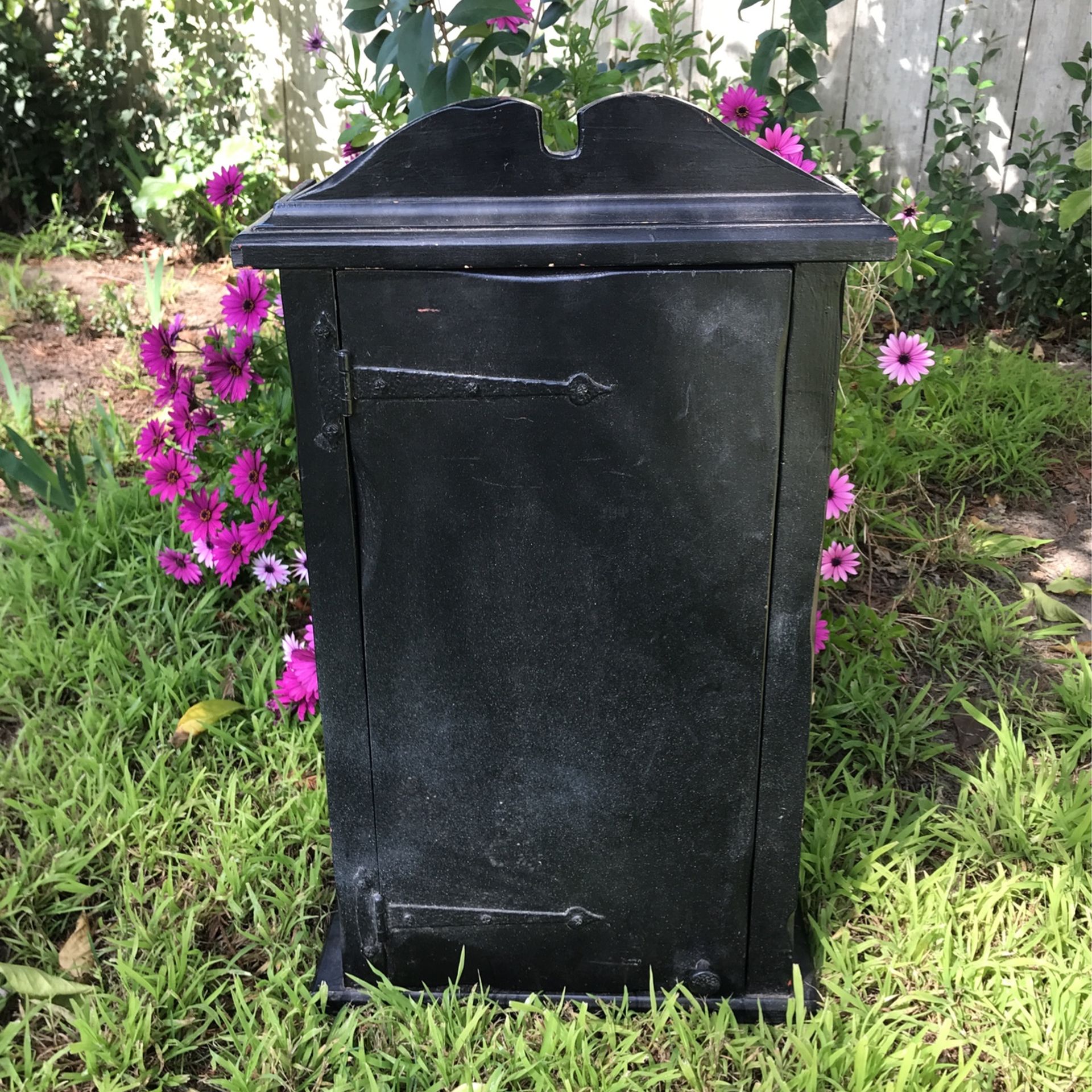 Vintage Old Wood Medicine Cabinet Shabby Furniture Home Garden 