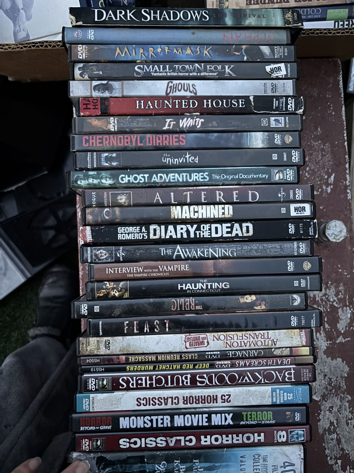 lot- horror themed DVD’s