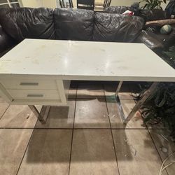 White Vanity Desk