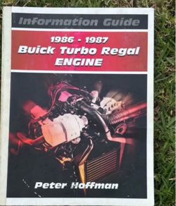 Book Buick Turbo Regal Engine 86-87 Book