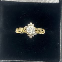 Half Carat Ladies Diamond Ring