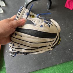 Wilson Kids T Ball Glove Worn On Left Hand