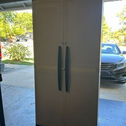 Garage Storage Cabinet Unit 71” X 35” X 17” Almost 6 Ft Tall Adjustable Shelves