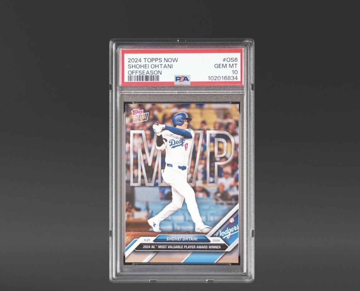 Shohei Ohtani PSA Grade 10 MVP Card