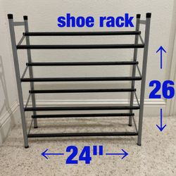 Shoe  rack : 24" x 26" (H) - $10