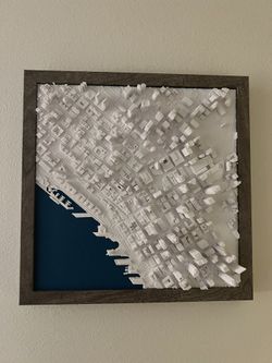 3D Seattle skyline
