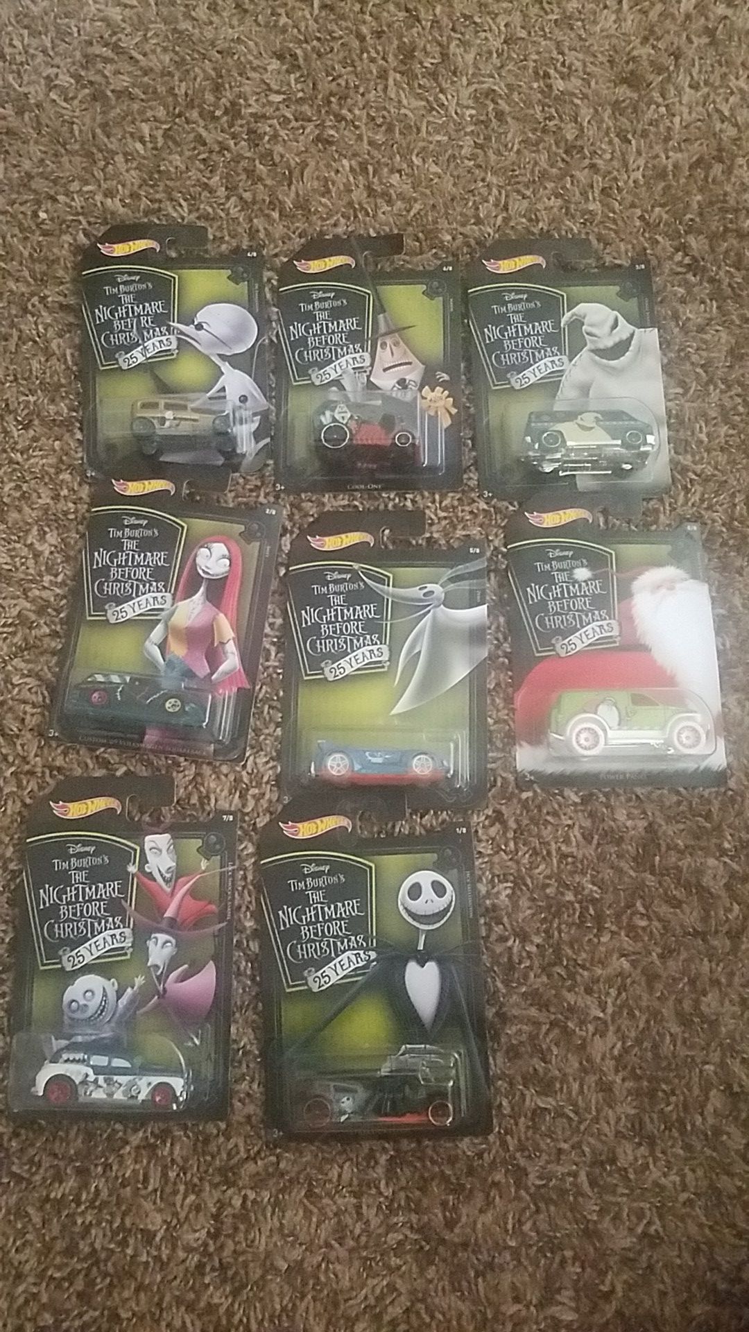 Limited hot wheels collection timburton's the nightmare before Christmas