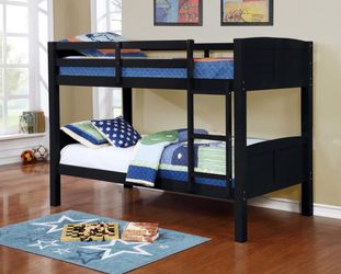 wood bunk bed