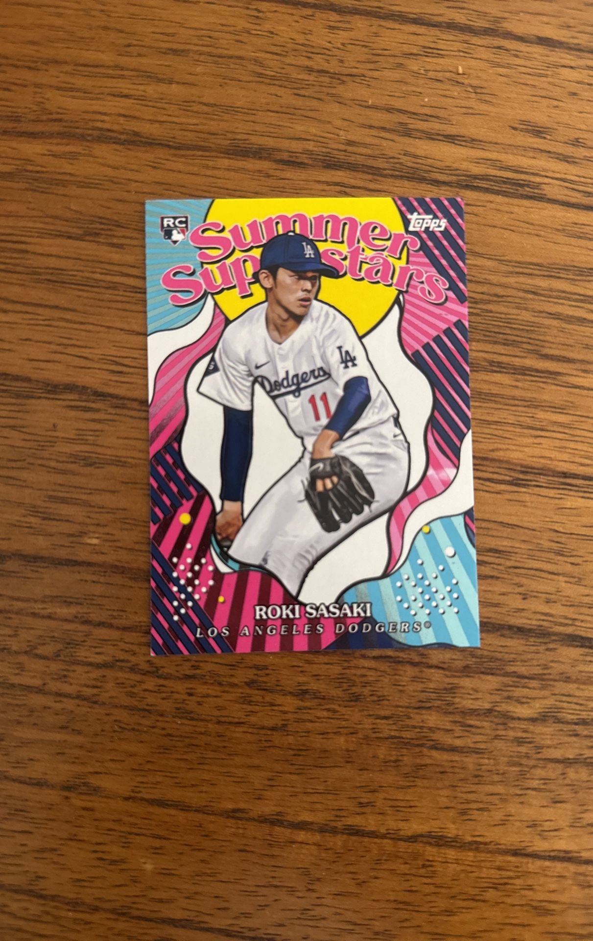 Roki Sasaki Topps Baseball Card