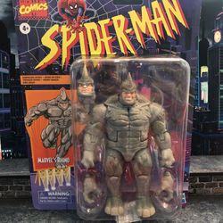 Hasbro Marvel Legends Series Spider-Man Retro Marvel's Rhino 6-Inch Action Figure