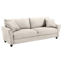 83" Upholstered Sofa with cushions
