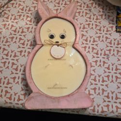 Wooded Pink Rabbit Candle