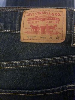 Levi’s 511, 16R, 28x28