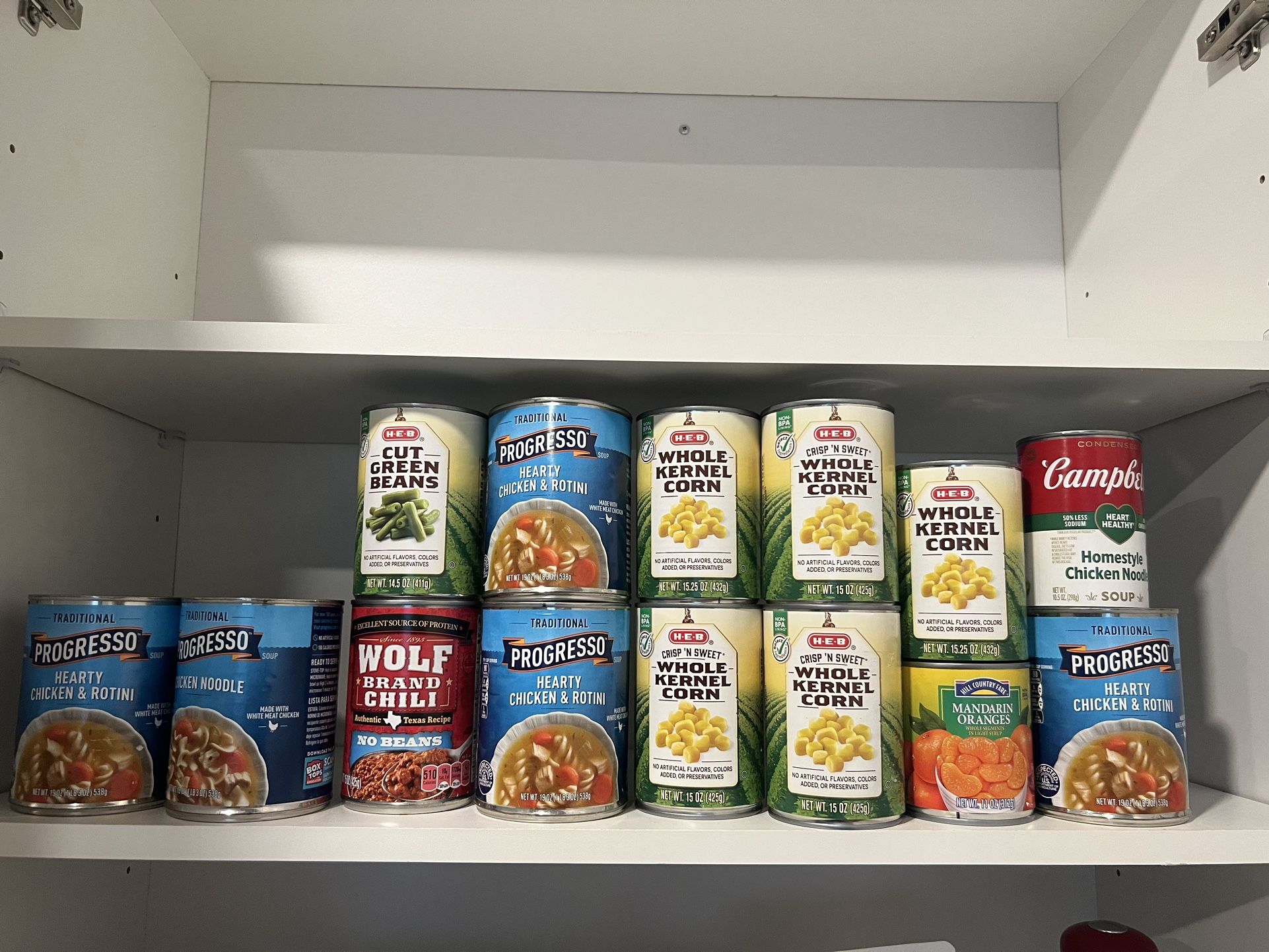 Free canned goods