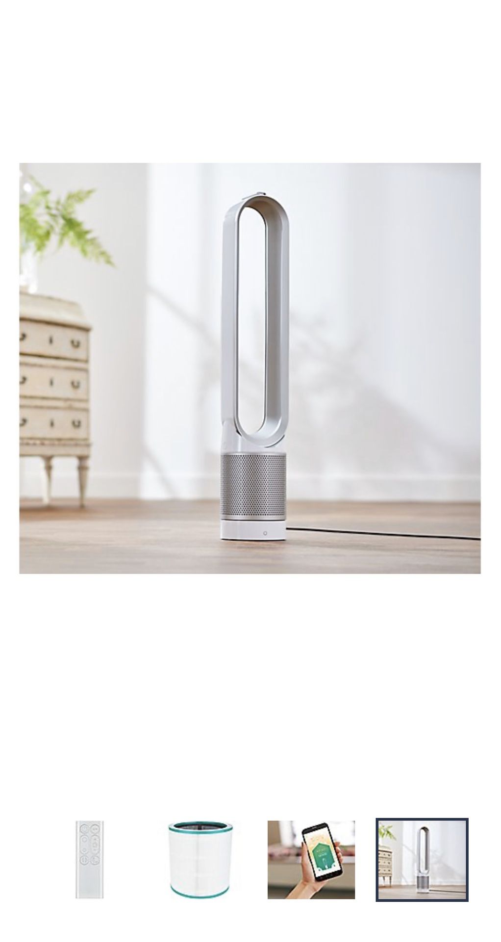 Dyson TP02 Pure Cool Link Air Purifier & Cooling Fan w/ Extra Filter