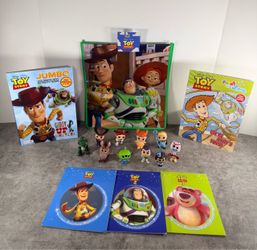 Disney Pixar Toy Story Bundle Books and Figures