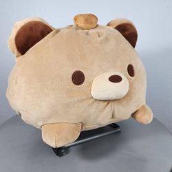 14" Brown Coffee Gelato Big Bear Dome Plush 