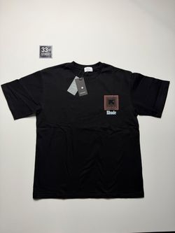 Rhude black tee