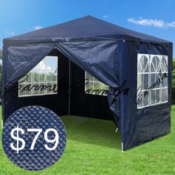 Canopy 10x10ft Canopy Tent with Sidewalls  Tent for Parties Beach Camping Party (10x10 