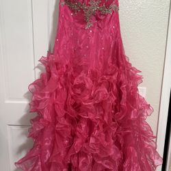 Rose Pink Quinceañera Dress