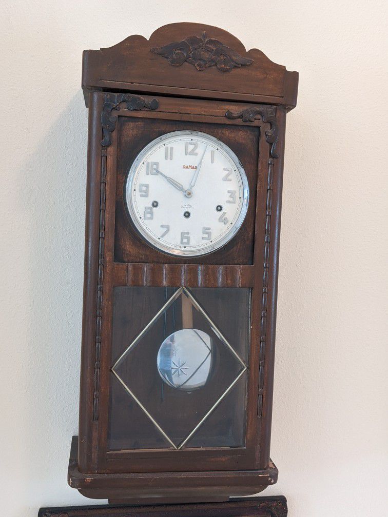 Antique DaMas Wall Clock