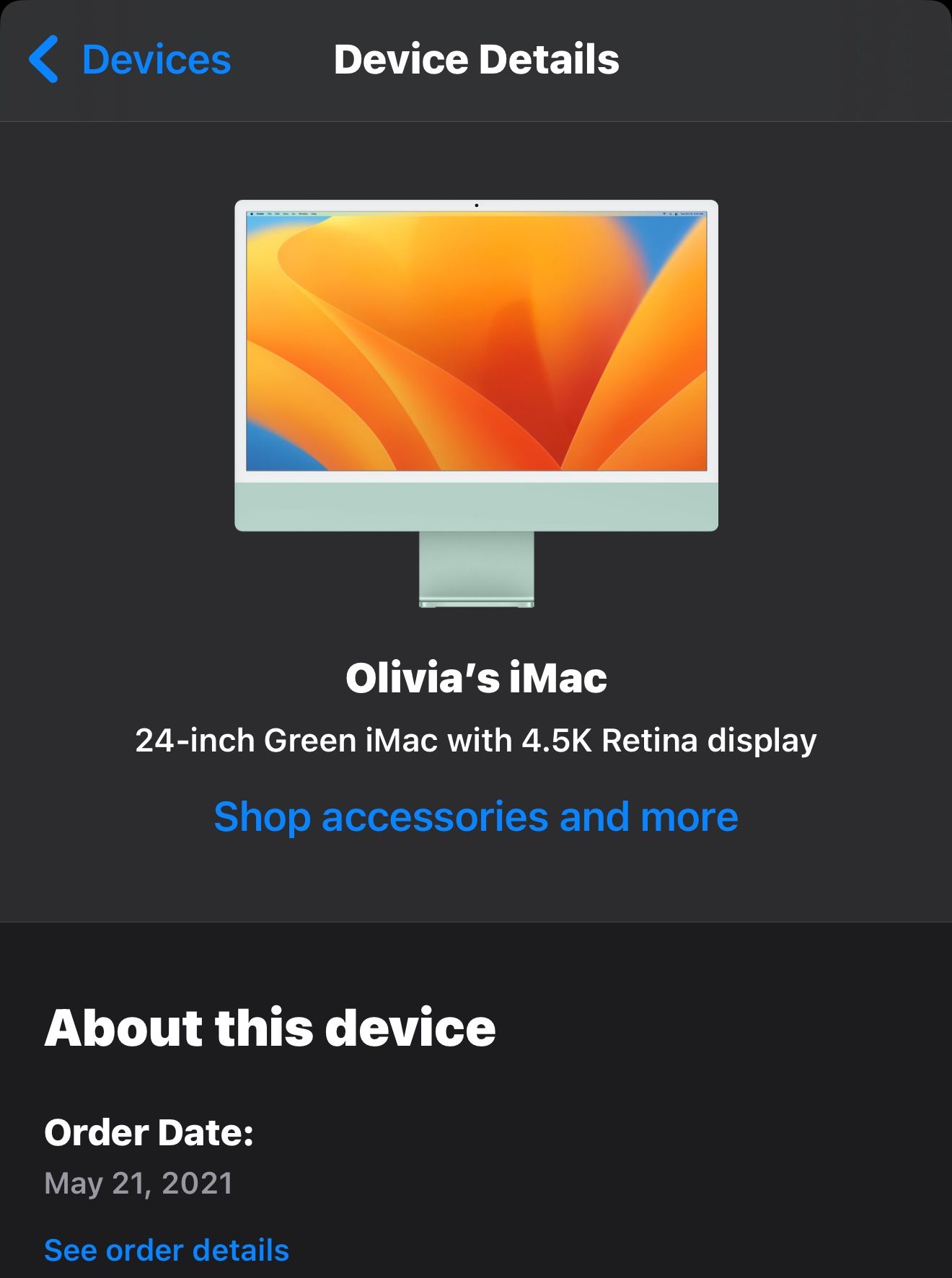 24 Inch Green iMac
