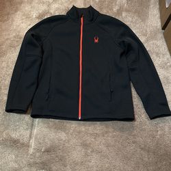 Men Spyder Zip Up Sweater