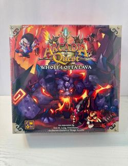 Arcadia Quest Whole Lotta Lava Expansion Board Game CMON - New
