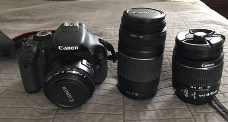 Canon Rebel T3i with kit lens
