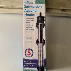 Submersible Aquarium Heater for 3-10 Gallon Tank