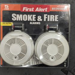 FREE - Dual Pack Smoke + Fire Alarms