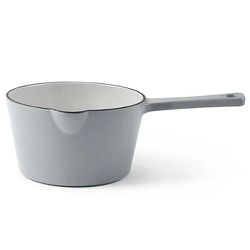 NIB- Pampered Chef- Enameled 1 qt Cast Iron Milk Pot