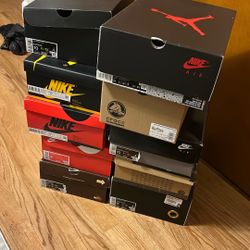 Jordan/Dunk/Croc 9.5 & 10 Used Lot 