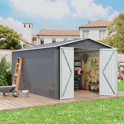 10x12 ft Outdoor Storage Shed