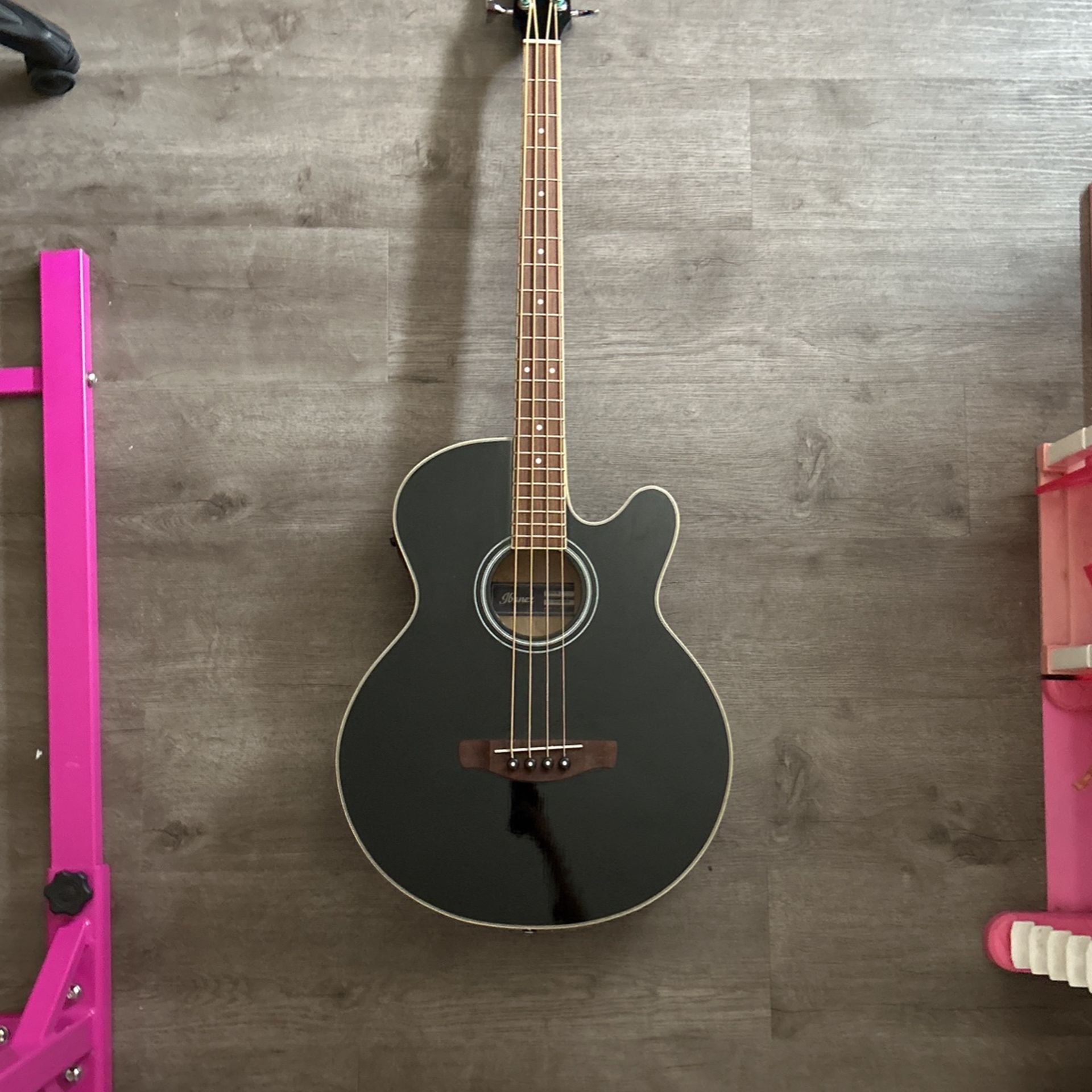 Ibanez AEB5E Acoustic-Electric Bass Guitar Black