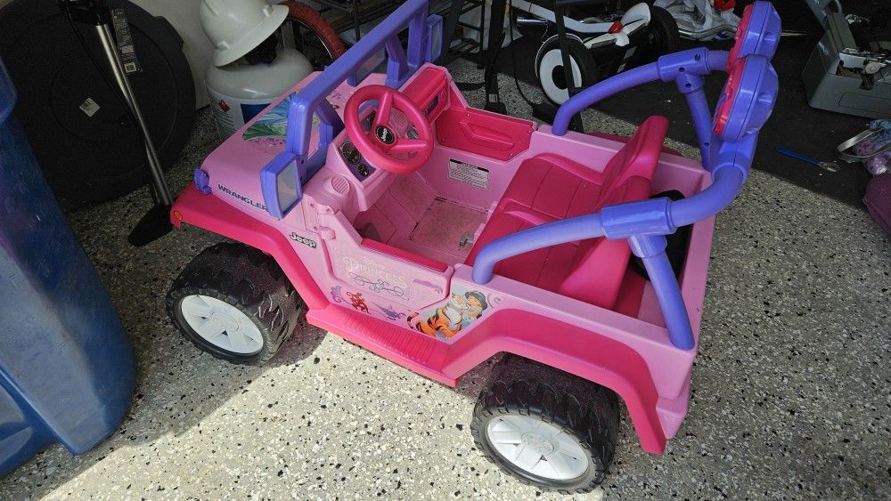 Kids Electric Pink Jeep