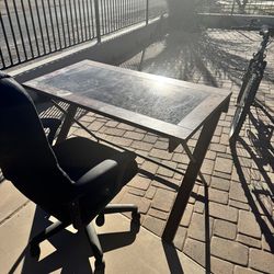 Desk and Office Chair