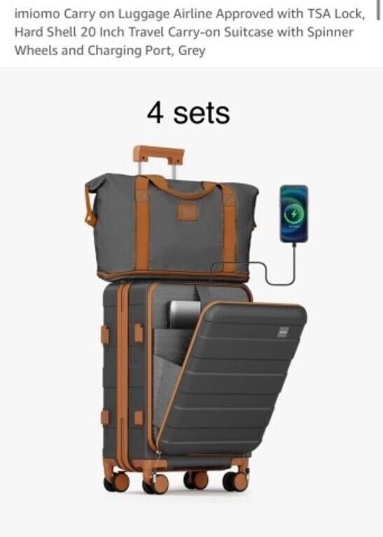 3 PC Luggage New In Box One Set