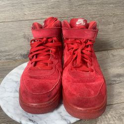 Nike Shoes Mens 12 Red October Air Force 1 07