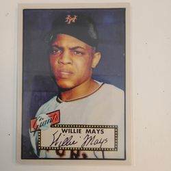 1952 Topps Willie Mays REPRINT 