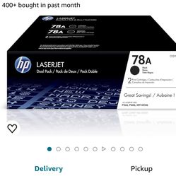 New HP 78A Black CE278A Double Pack
