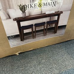 New Bar Table With Chairs