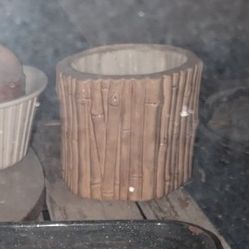 1970s Tree Trunk Vase