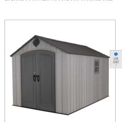 Lifetime 8 Ft. x 12.5 Ft. Outdoor Storage Shed $1,500
