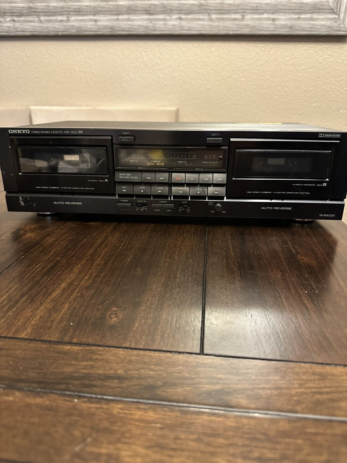 Onkyo Stereo Cassette Tape Deck TA-RW200