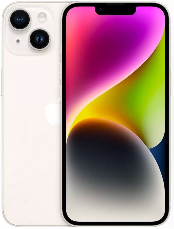 Apple iPhone 14 - 256 GB - WHITE (Unlocked)“Ticktock” ACTIVE✅