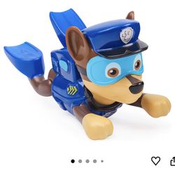 SwimWays Paw Patrol Paddlin' Pups Pool Toys & Outdoor Games, Bath Toys & Pool Party Supplies for Kids Aged 4 & Up, No Batteries Required, Chase