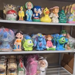 Piggy Banks Disney Characters Money Box Alcansias 