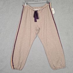 NEW Rare Secret Treasures Women's Fleece Jogger Sleep Pant, Size S 
