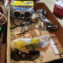 Collection of Safety Goggles and Glasses